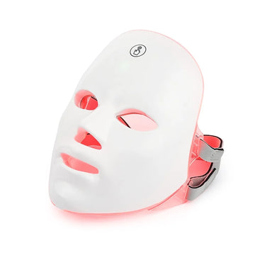 7-Color LED Facial Mask – Rechargeable for Skin Rejuvenation & Lifting