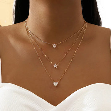 Women’s Zircon Pendant Necklace